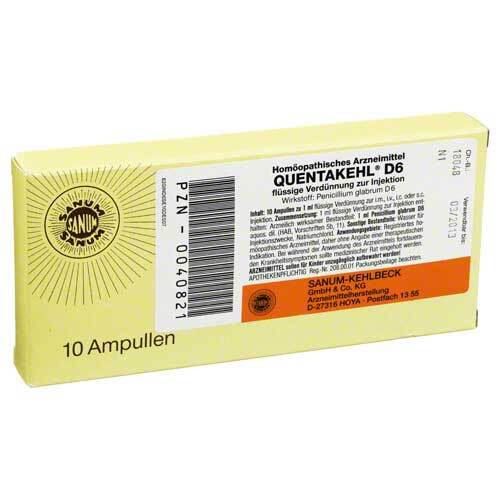 QUENTAKEHL D 6 Ampullen - 1
