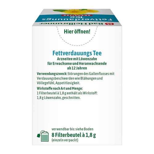 BAD HEILBRUNNER Fettverdauungstee Filterbeutel - 2