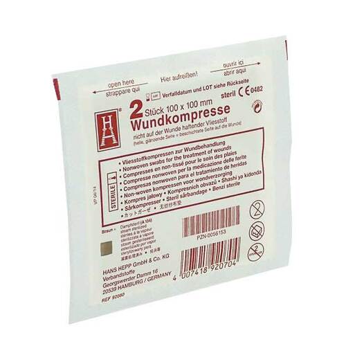 Kompressen Vlies 10x10 cm steril - 1