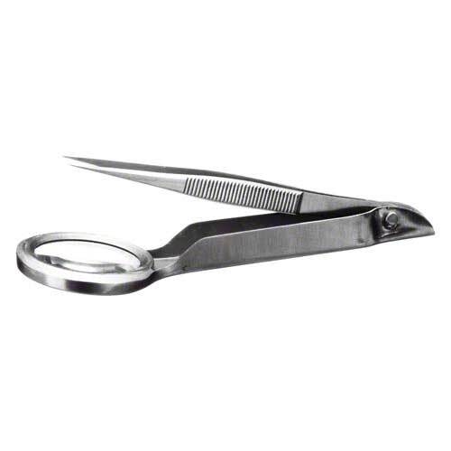 PINZETTE mit Lupe 8 cm 107140 - 1