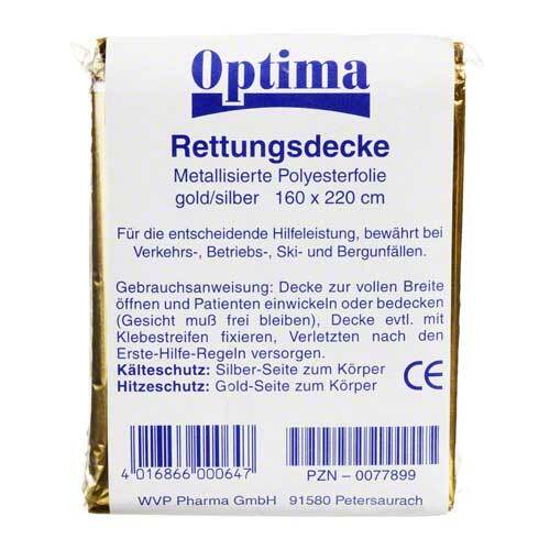 Rettungsdecke Optima 160x210 cm - 1