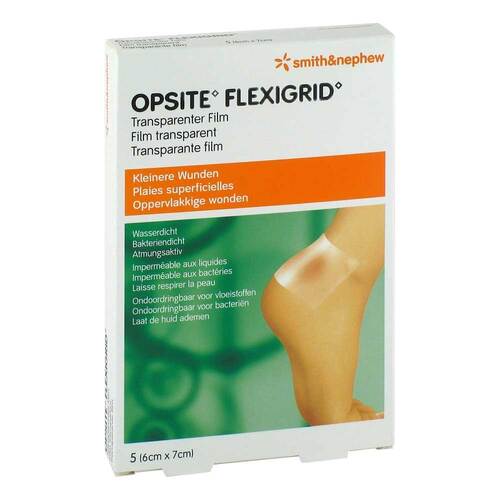 Opsite Flexigrid transparent Wundverband 6x7 cm steril - 1