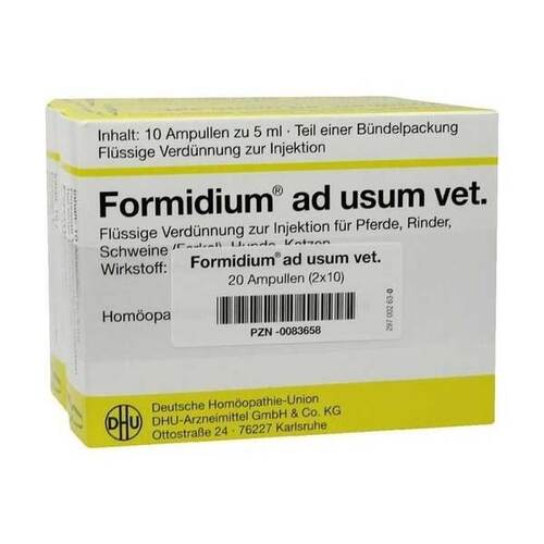 Formidium Injektionsl&ouml;sung vet. (f&uuml;r Tiere) - 1