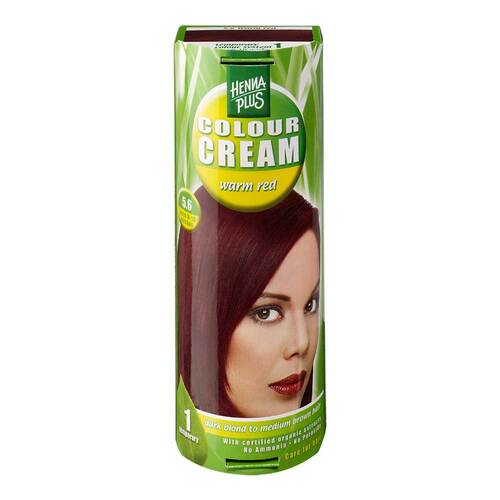 Hennaplus Colour Cream warm red 5,6 - 1