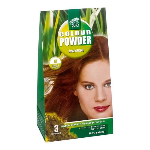 Hennaplus Colour Powder hazelnut 51 - 1