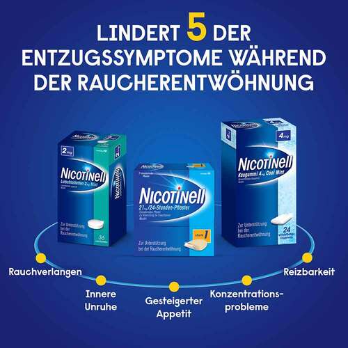 Nicotinell 21 mg / 24-Stunden-Pflaster 52,5mg - 2