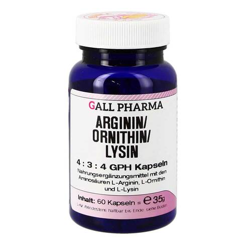 Arginin / ORNITHIN/Lysin 4:3:4 Gph Kapseln - 1