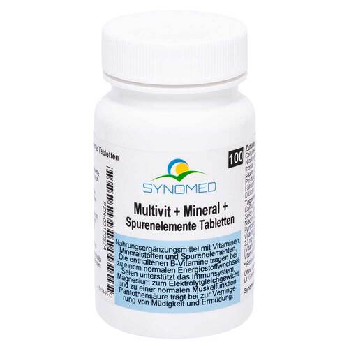 Multivit + Mineral+Spurenelemente Synomed Tabletten - 1