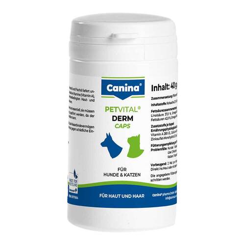 Petvital Derm Caps Kapseln vet. (f&uuml;r Tiere) - 1