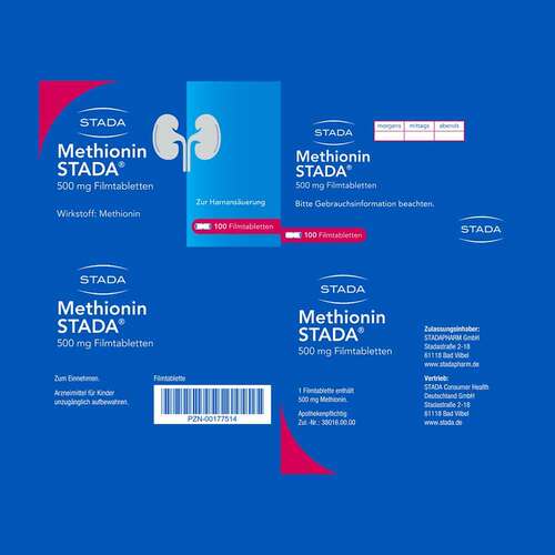 Methionin Stada 500 mg Filmtabletten - 3