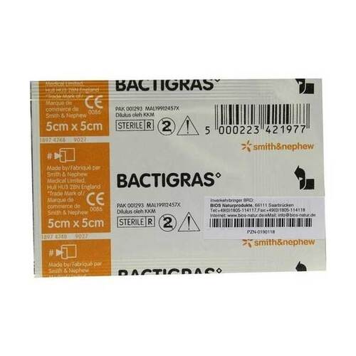 BACTIGRAS Paraffingaze 5x5 cm - 1