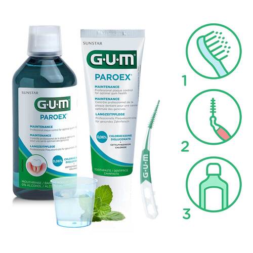 GUM PAROEX 0,06% CHX Zahnpasta - 6