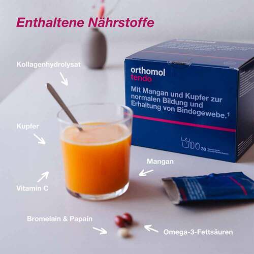 Orthomol Tendo Granulat / Kapseln /Tabletten Kombipack. - 4