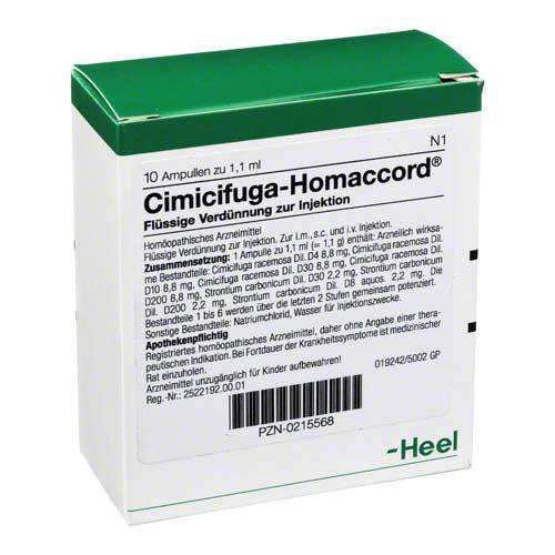 CIMICIFUGA HOMACCORD Ampullen - 1
