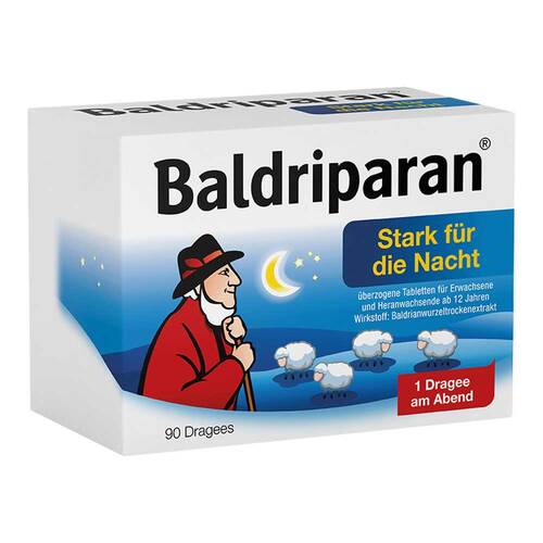 Baldriparan Stark f&uuml;r die Nacht &uuml;berzogene Tabletten  - 1