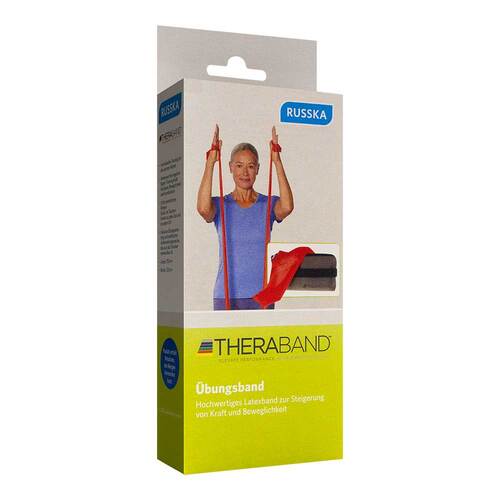Thera-Band Travel 2,5 m mittel stark rot - 1
