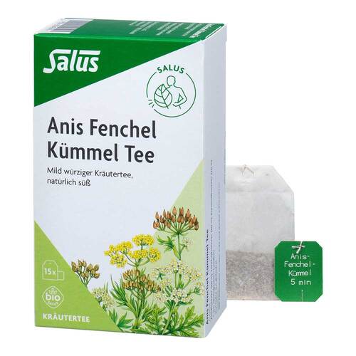 Anis Fenchel K&uuml;mmel Tee Afek&uuml; Bio Salus Filterbeutel  - 1