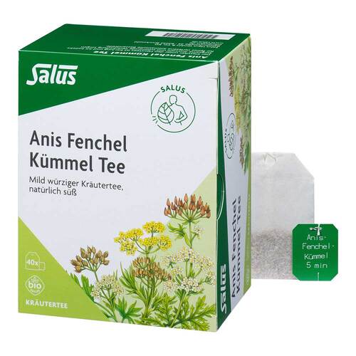 Anis Fenchel K&uuml;mmel Tee Afek&uuml; Bio Salus Filterbeutel  - 1