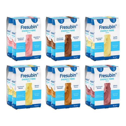 Fresubin Energy Fibre Drink Mischkarton Trinkflasche  - 1