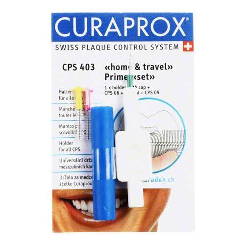 Curaprox Cps 403 prime Home + Travel-Set 1Halt.+3B&uuml;. - 1