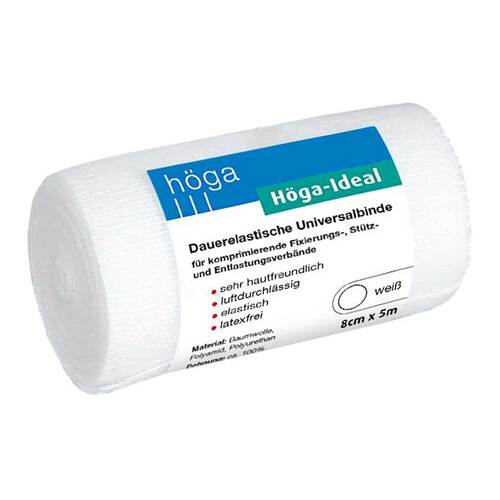 H&ouml;ga-Ideal Binde 8 cmx5 m wei&szlig; - 1