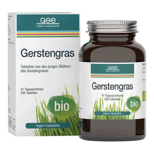 Gse Gerstengras 500mg kontrolliert biologisch Tabletten  - 1