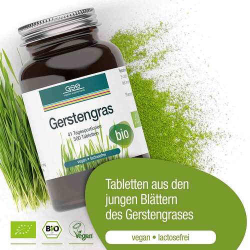 Gse Gerstengras 500mg kontrolliert biologisch Tabletten  - 3