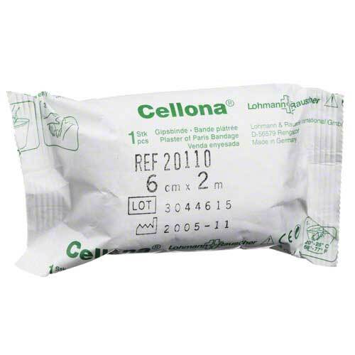 CELLONA Gipsbinden 6 cmx2 m - 1