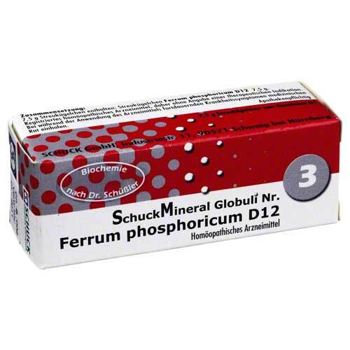 SCHUCKMINERAL Globuli 3 Ferrum phosphoricum D12 - 1