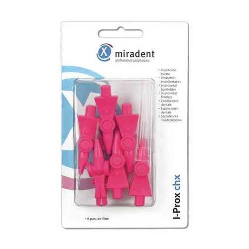 MIRADENT Interdentalb&uuml;rste I-Prox CHX xx-fine pink - 1