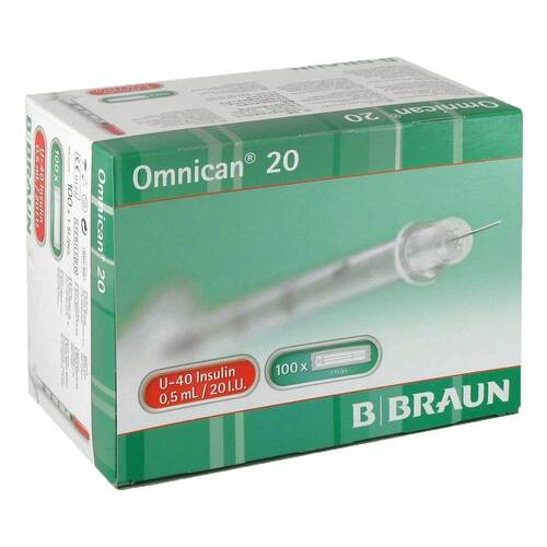 Omnican Insulinasenspray 0,5 ml U40 mit Kan&uuml;le0,30x8 mm ein. - 1