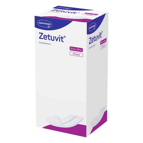 ZETUVIT Saugkompressen steril 10x20 cm - 1