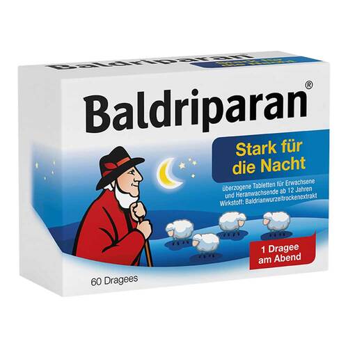 Baldriparan Stark f&uuml;r die Nacht &uuml;berzogene Tabletten  - 1