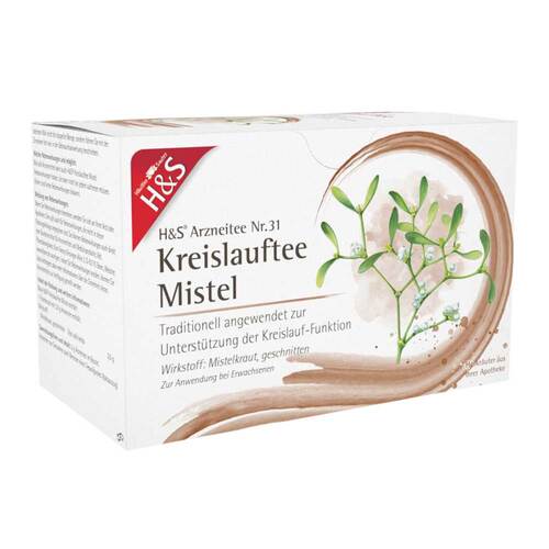 H&S Kreislauftee Mistel Filterbeutel - 1