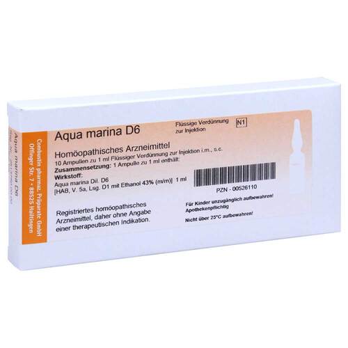 AQUA MARINA D 6 Ampullen - 1