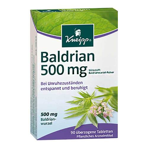 Kneipp Baldrian 500 &uuml;berzogene Tabletten - 1