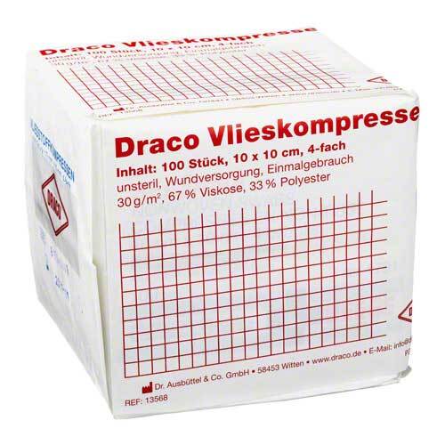 VLIESSTOFF-KOMPRESSEN unsteril 10x10 cm 4fach - 1