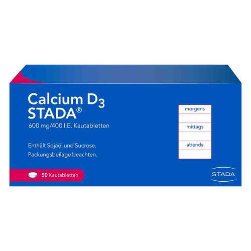 Calcium D3 Stada 600 mg / 400 I.E. Kautabletten - 2