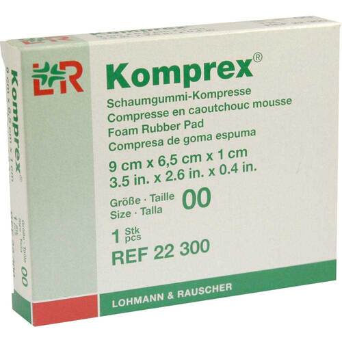 Komprex Schaumgummi Kompresse Gr&ouml;&szlig;e 00 oval - 1
