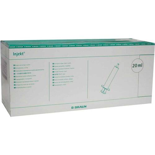 Injekt Solo Spritze 20 ml LL zentrisch Pvc-frei - 1