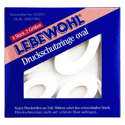 Lebewohl Druckschutzringe oval - 1