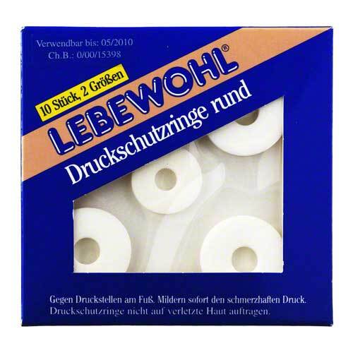 Lebewohl Druckschutzringe rund - 1