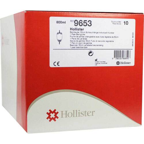 Hollister Urin Beinbeutel mit Ablauf 800 ml unsteril - 1