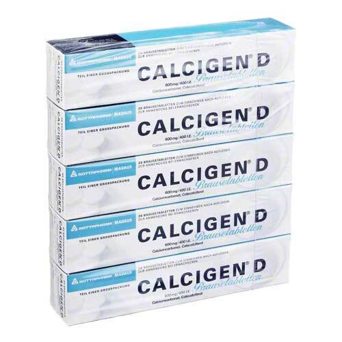 Calcigen D 600 mg / 400 I.E. Brausetabletten - 1