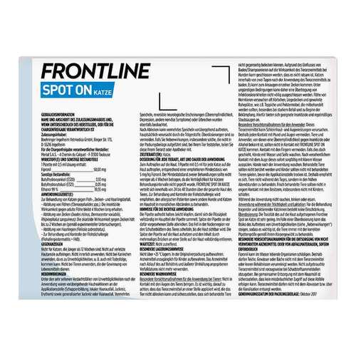 Frontline Spot on K L&ouml;sung f&uuml;r Katzen - 5