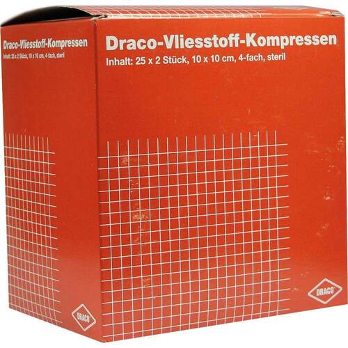 VLIESSTOFF-KOMPRESSEN steril 10x10 cm 4fach - 1