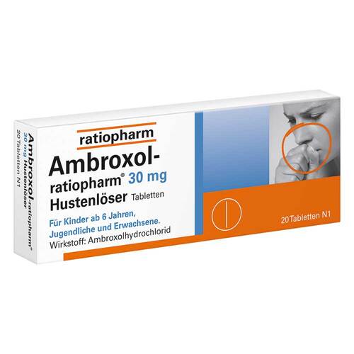 Ambroxol-ratiopharm 30 mg Hustenl&ouml;ser Tabletten - 1