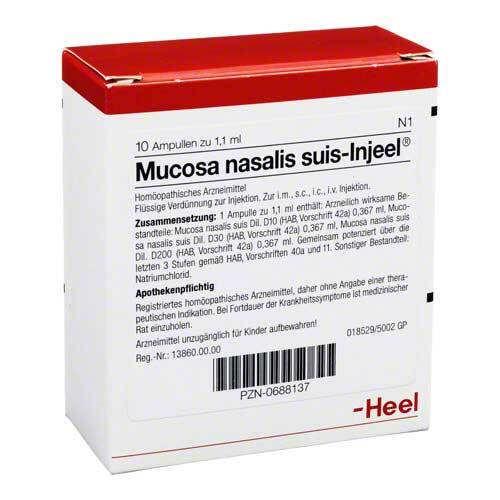 MUCOSA nasalis suis Injeel Ampullen - 1
