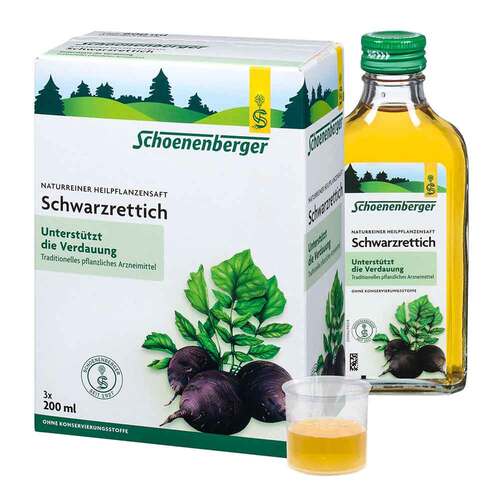 Schwarzrettich Schoenenberger Heilpflanzens&auml;fte - 1