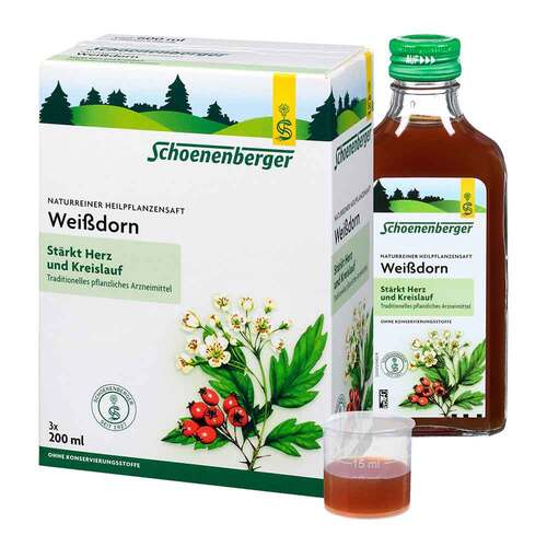 Weissdorn Saft Schoenenberger Heilpflanzens&auml;fte - 1